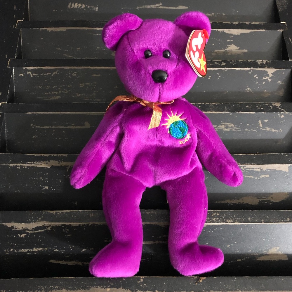 TY BEANIE BABIES “MILLENNIUM” 2000 Millenium Bear - Picture 1 of 6